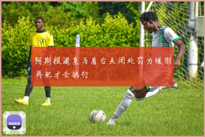 阿斯报道皇马看台关闭处罚为缓刑再犯才会执行